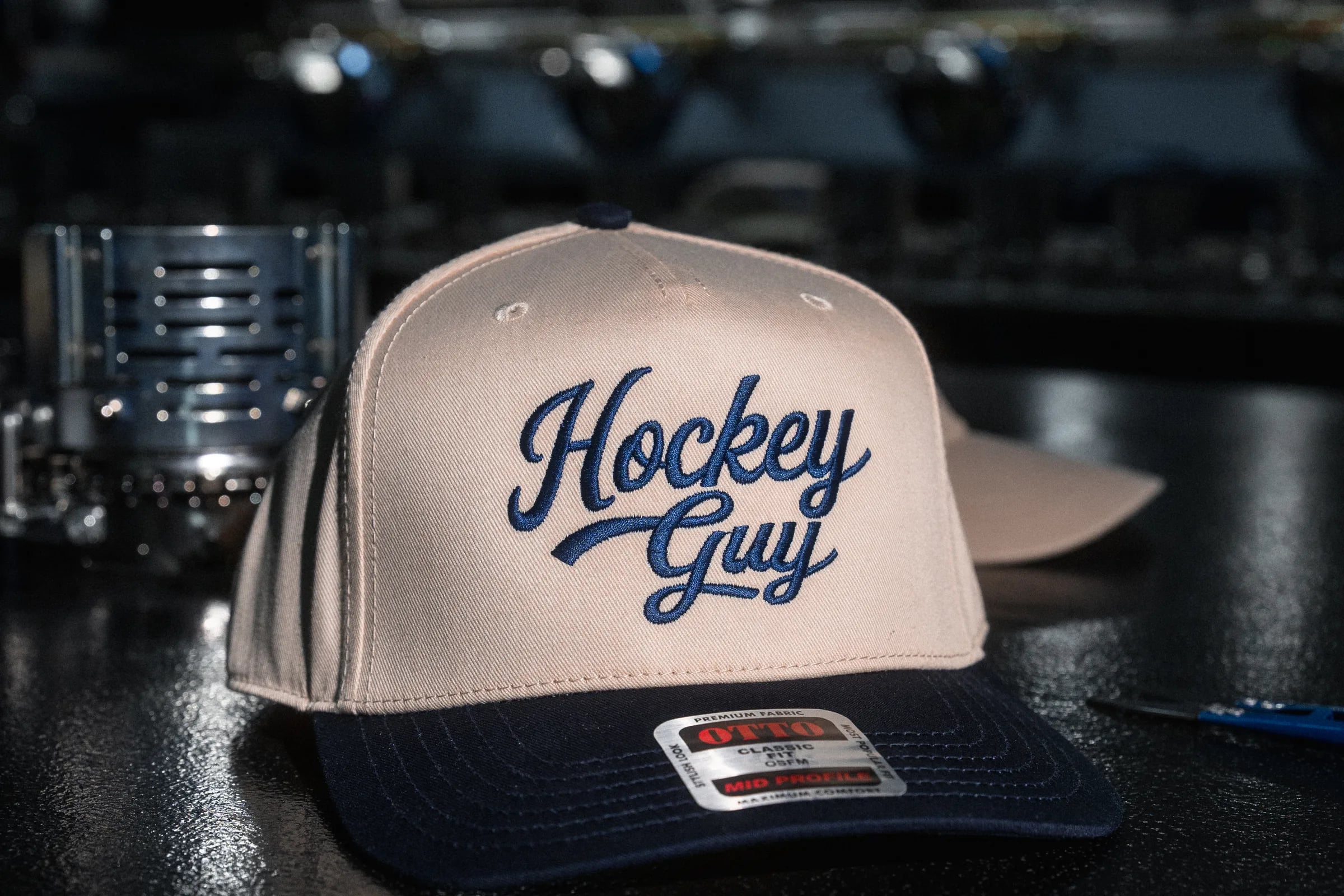 Custom Embroidered Hats & Beanies — Stitched logos on caps, trucker hats, and beanies. No minimum, so grab one or kit out the whole crew.