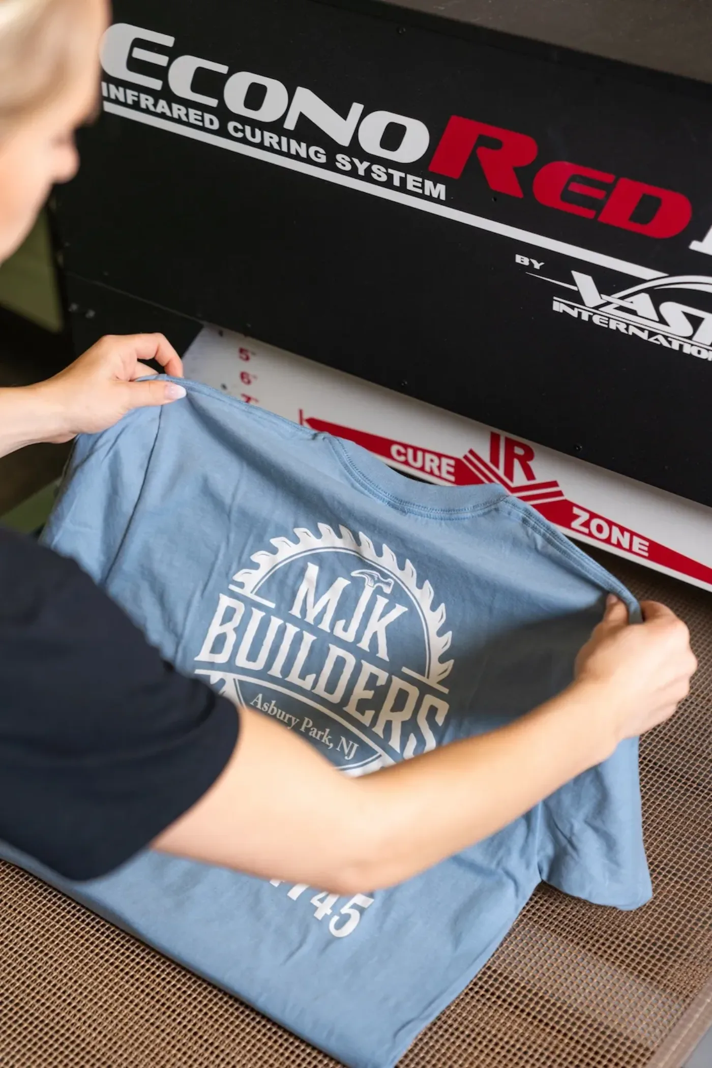Contract screen printing and embroidery production